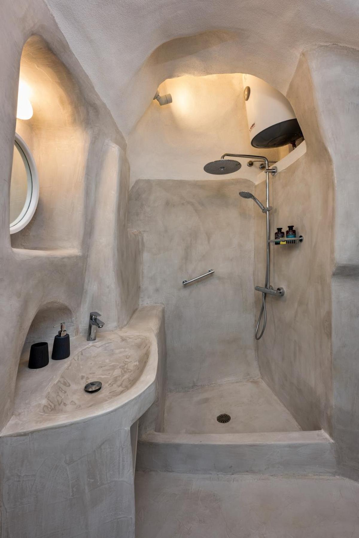Willa Gilbert'S Cave With Cave Jacuzzi Megalochori  Zewnętrze zdjęcie
